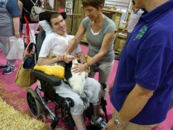 Pet Therapy works with the disabled